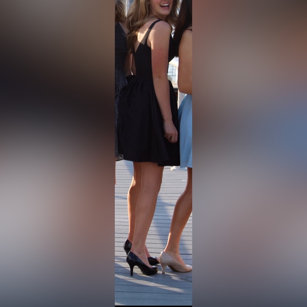 Sherri Hill Black Mini Dress - Picture 9 of 12